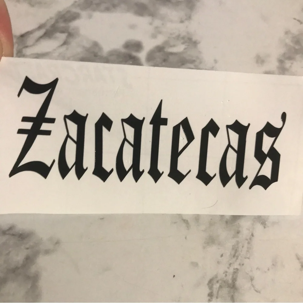 Zacatecas vinyl decal sticker